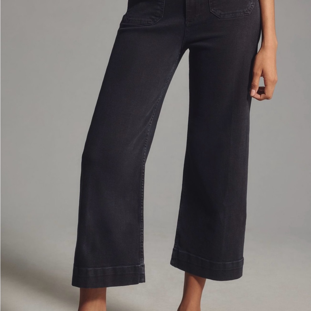 Colette Denim High Rise & Wide Leg Cropped Jean by Anthropologie - Picture 2 of 7